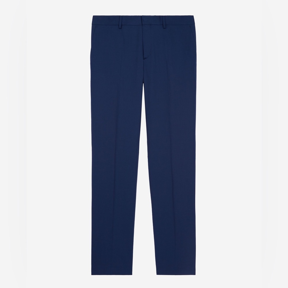 The Kooples NAVY BLUE SUIT PANTS